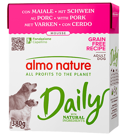 Almo Nature Maiale Daily Tetrapack Cane 380 Gr 8x